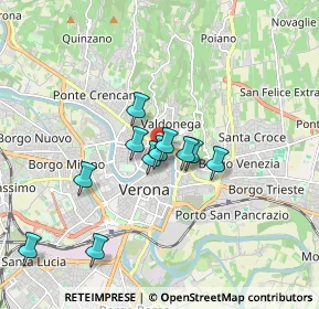 Mappa Via Pigna, 37121 Verona VR, Italia (1.40909)