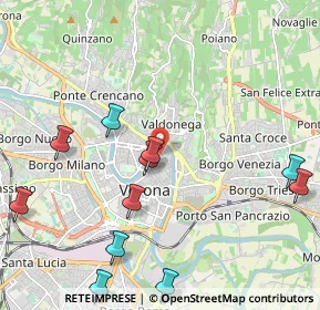 Mappa Vicoletto Cieco S. Giacometto, 37121 Verona VR, Italia (2.52909)