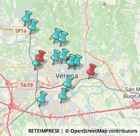 Mappa Via Pigna, 37121 Verona VR, Italia (3.14714)