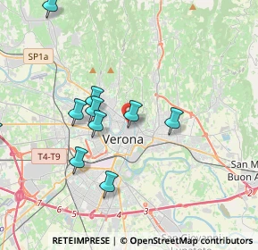 Mappa Via Pigna, 37121 Verona VR, Italia (5.08308)