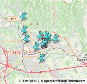 Mappa Via Pigna, 37121 Verona VR, Italia (2.14)