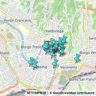 Mappa Vicoletto Cieco S. Giacometto, 37121 Verona VR, Italia (0.5475)