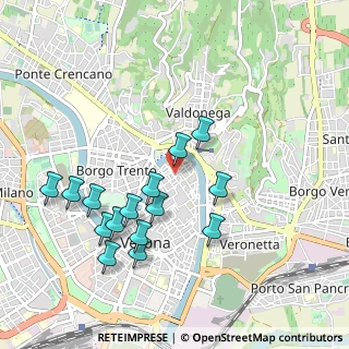 Mappa Vicoletto Cieco S. Giacometto, 37121 Verona VR, Italia (0.984)