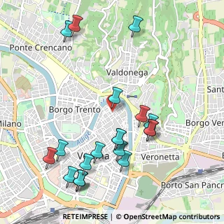 Mappa Via Pigna, 37121 Verona VR, Italia (1.189)