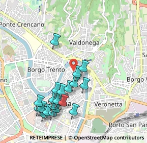 Mappa Vicoletto Cieco S. Giacometto, 37121 Verona VR, Italia (1.0455)