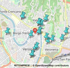 Mappa Via Pigna, 37121 Verona VR, Italia (0.89421)