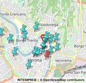 Mappa Via Pigna, 37121 Verona VR, Italia (0.7955)