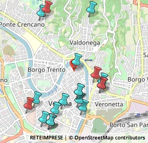 Mappa Via Pigna, 37121 Verona VR, Italia (1.189)