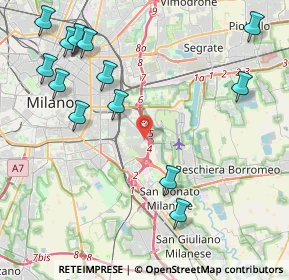 Mappa 20098 Milano MI, Italia (5.19385)