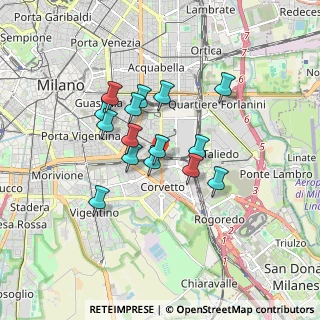 Mappa Viale Puglie, 20139 Milano MI, Italia (1.33933)