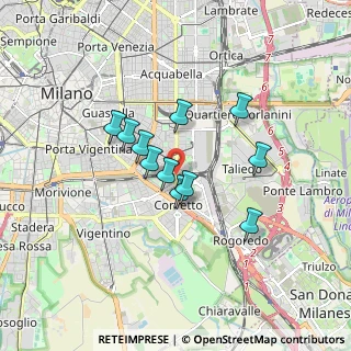 Mappa Viale Puglie, 20139 Milano MI, Italia (1.29182)