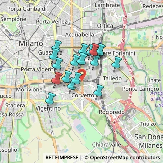 Mappa Viale Puglie, 20139 Milano MI, Italia (1.27833)