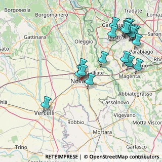 Mappa Via Canobio Amico, 28100 Novara NO, Italia (19.237)