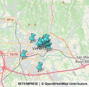 Mappa Vicolo Borgo Tascherio, 37100 Verona VR, Italia (1.80273)