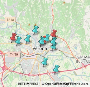 Mappa Vicolo Borgo Tascherio, 37100 Verona VR, Italia (2.72417)