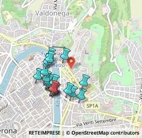 Mappa Vicolo Borgo Tascherio, 37100 Verona VR, Italia (0.4105)