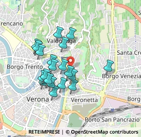 Mappa Vicolo Borgo Tascherio, 37100 Verona VR, Italia (0.769)