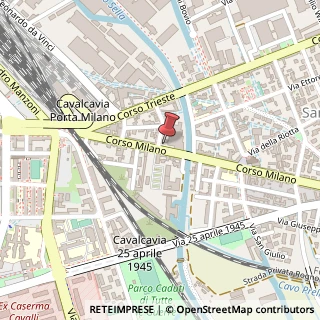 Mappa Corso Milano, 17/dg, 28100 Novara, Novara (Piemonte)