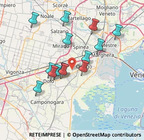 Mappa Via delle Mimose, 30034 Mira VE, Italia (6.35286)