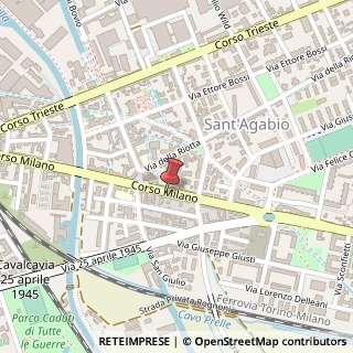 Mappa Corso Milano, 30, 28100 Novara, Novara (Piemonte)