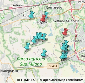 Mappa Via Francesco Petrarca, 20080 Cisliano MI, Italia (3.44176)