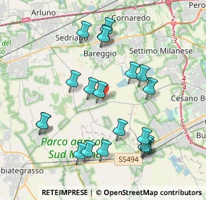 Mappa Via Francesco Petrarca, 20080 Cisliano MI, Italia (3.953)