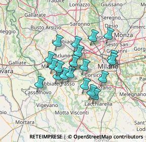 Mappa Via Francesco Petrarca, 20080 Cisliano MI, Italia (10.6745)