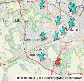 Mappa Via Giovanni Bensi, 20152 Milano MI, Italia (4.9)