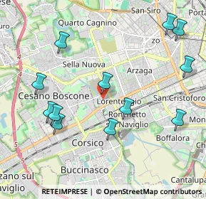 Mappa Via Giovanni Bensi, 20152 Milano MI, Italia (2.29583)