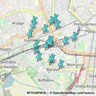 Mappa Via Morimondo, 20143 Milano MI, Italia (0.714)
