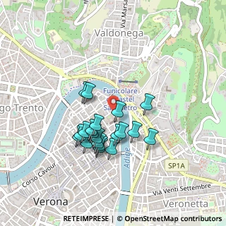 Mappa Via Giovambattista dalla Riva, 37121 Verona VR, Italia (0.372)