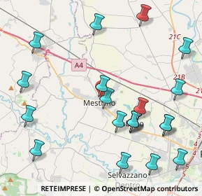 Mappa Via Monte Cimone, 35035 Mestrino PD, Italia (4.9715)