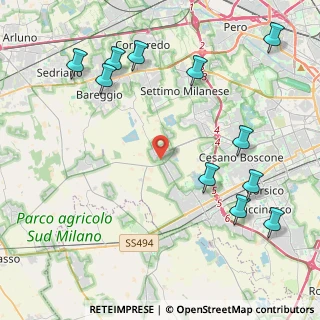 Mappa 20090 Cusago MI, Italia (5.30455)