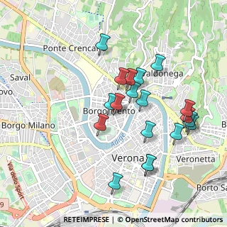 Mappa Via IV Novembre, 37126 Verona VR, Italia (0.875)