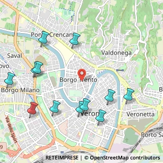 Mappa Via Giuseppe Cesare Abba, 37126 Verona VR, Italia (1.245)