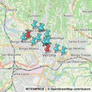 Mappa Via Giuseppe Cesare Abba, 37126 Verona VR, Italia (1.18667)