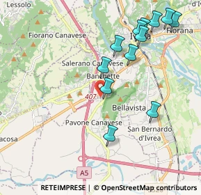Mappa Via Uscello, 10018 Pavone Canavese TO, Italia (2.17583)