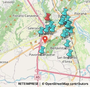 Mappa Via Uscello, 10018 Pavone Canavese TO, Italia (1.7235)