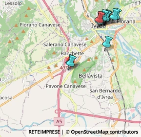Mappa Via Uscello, 10018 Pavone Canavese TO, Italia (2.44385)
