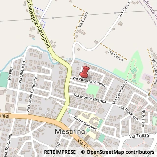 Mappa Via Santi Martino e Solferino, 15, 35035 Mestrino, Padova (Veneto)