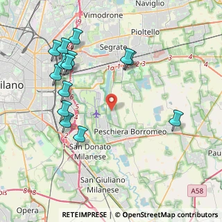 Mappa Via Morandi, 20068 Peschiera Borromeo MI, Italia (4.51286)