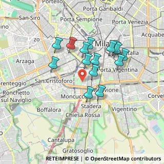 Mappa Via Giovanni Segantini, 20143 Milano MI, Italia (1.52067)