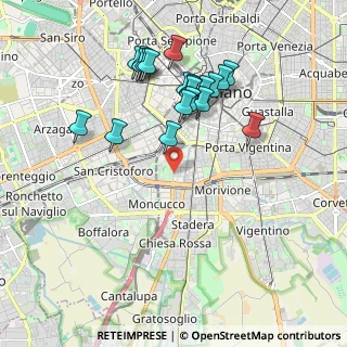 Mappa Via Giovanni Segantini, 20143 Milano MI, Italia (1.9015)