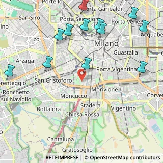 Mappa Via Giovanni Segantini, 20143 Milano MI, Italia (2.75167)