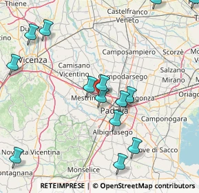 Mappa Via Giorgio la Pira, 35030 Rubano PD, Italia (19.34571)