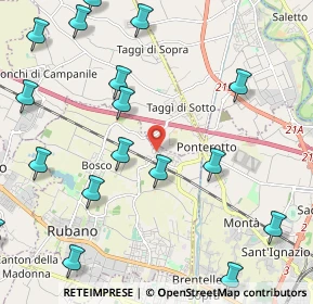 Mappa Via Giorgio la Pira, 35030 Rubano PD, Italia (2.80941)