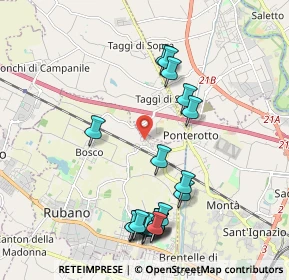 Mappa Via Giorgio la Pira, 35030 Rubano PD, Italia (2.197)