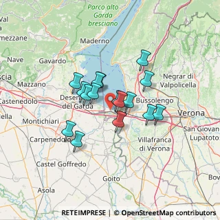 Mappa Via Grandi, 37019 Peschiera del Garda VR, Italia (9.74188)