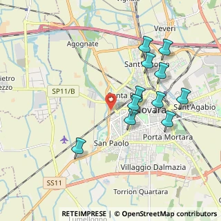 Mappa Centro Commerciale San, 28100 Novara NO, Italia (1.90727)