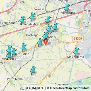Mappa Via Caselle di San Pietro, 30034 Mira VE, Italia (2.44071)